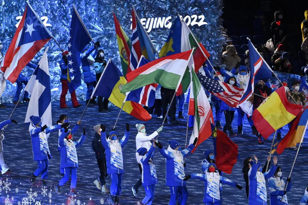 Magyar olimpikonok üdvözlése