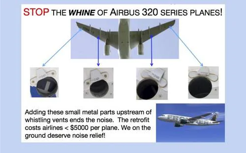 Airlines: Silence Your “Airbus Whine” with the Simple Fix that Will Reduce Noise Distress for Millions of People!