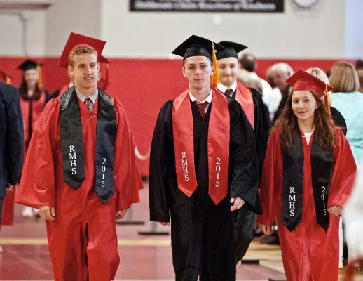 Students for Red and Black Graduation Gowns!