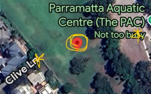 We the people, request for the safety of all, a PATH and additional LIGHTING between the PAC and the suburb of Westmead (Clive Lane)