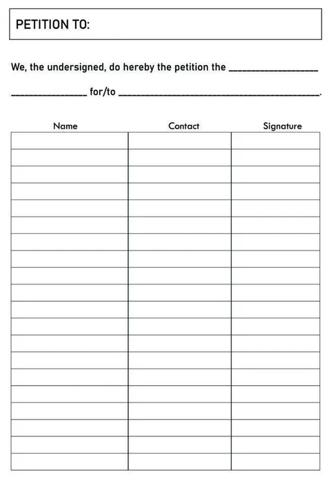 PETITION CLOSED PLEASE SEE NEW PETITION