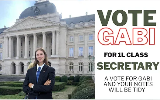 Gabi for 1L Class Secretary 