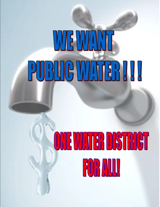 We Need Public Water - Not Another Corporate Monopoly!