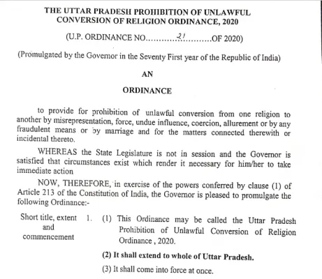 Make Love Jihad a IPC offense. Reinstate victimized women!