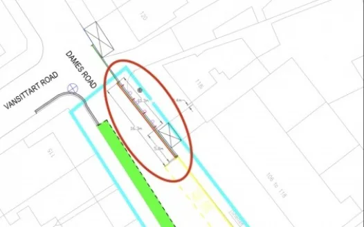 To Stop Dames Road Proposal for Loading Bay