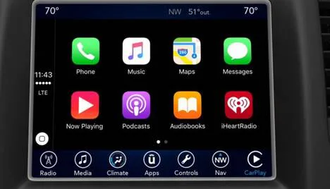 FCA Support For Android Auto/Apple Carplay in UConnect 8.4 2014-2015