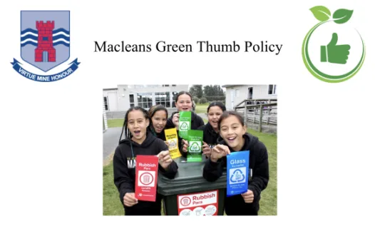 Macleans Green Thumb Policy Introduction 2024