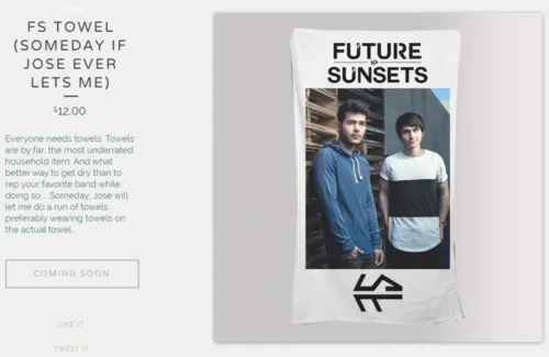 We Need Future Sunsets Towels