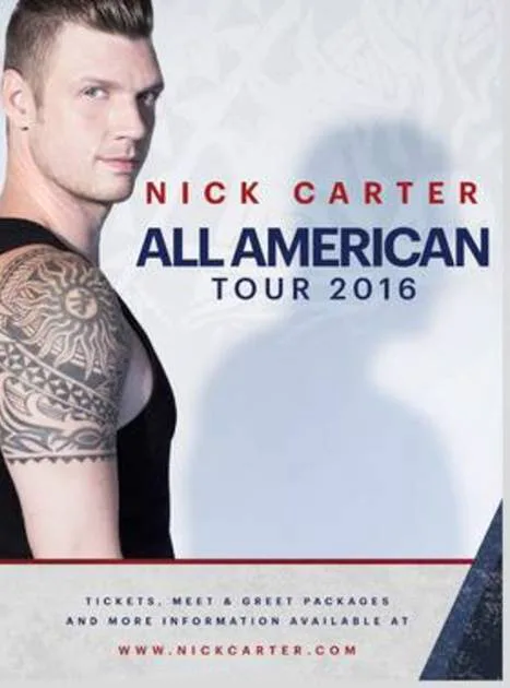NICK CARTER - ALL AMERICAN TOUR IN PARIS, FRANCE