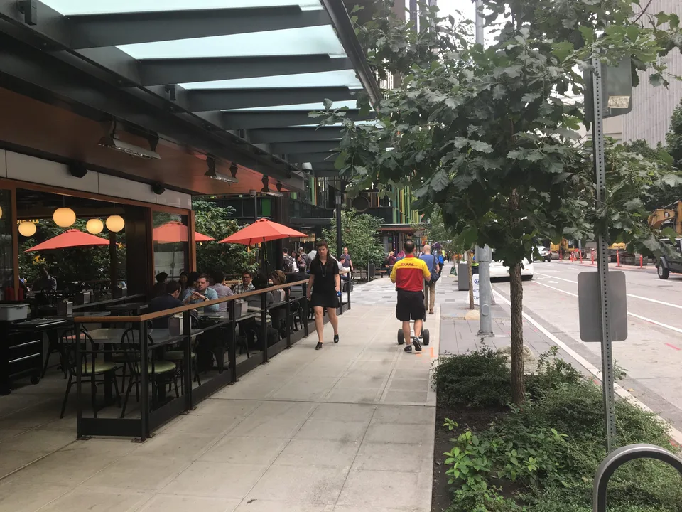 Molly Spillane's use of Outdoor Dining