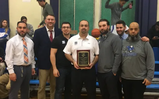 Anthony Colletti for athletic director of St. Mary’s high school in Elizabeth.