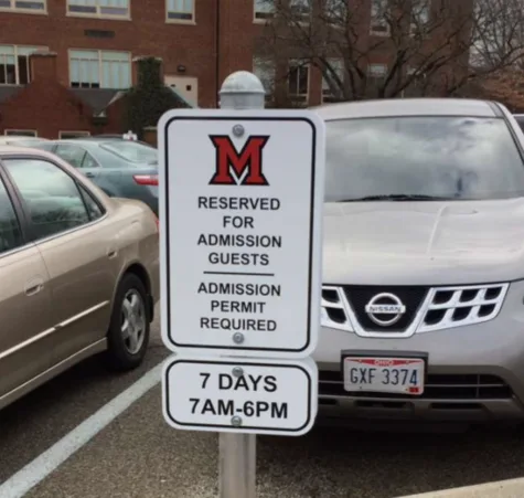 Miami University Admissions Parking Conflict