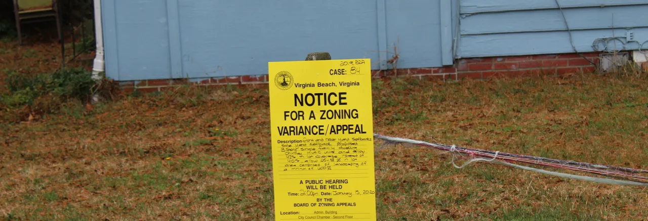 145 Collis Marina Road Setback Variance Request
