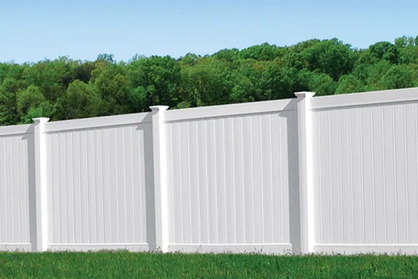 Coconut Cay White Vinyl Fence