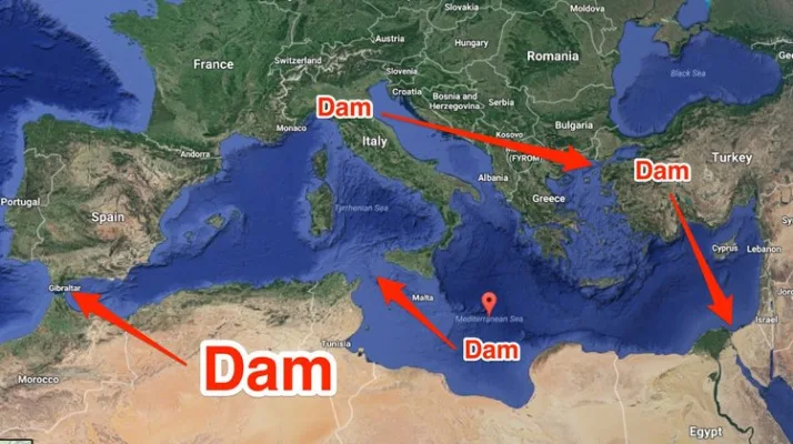 Let's Drain the Mediterranean Sea
