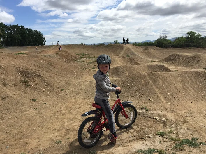 new orange bmx track!