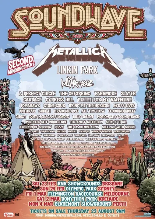 Get Michelle Johnson to the 2013 Soundwave Festival in Perth, Australia!