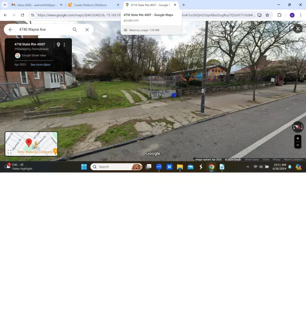 Petition: Acquire 3 Vacant Lots For Expansion of Happy Hollow Recreation Center/Playground
