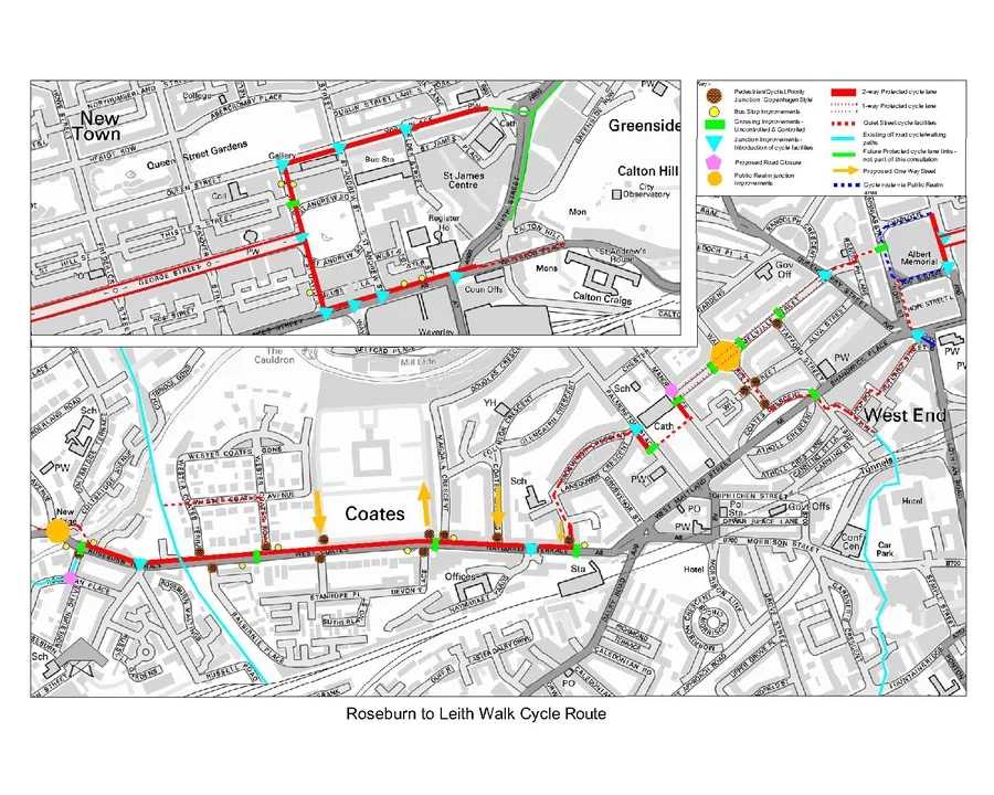 Support Roseburn-West Coates Protected Cycle Route