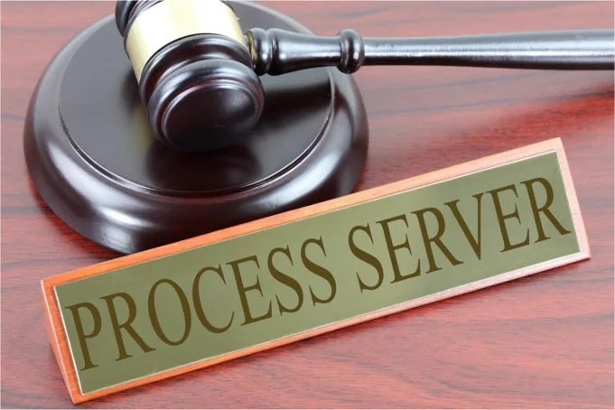 Make assaulting a process server a felony in all states.