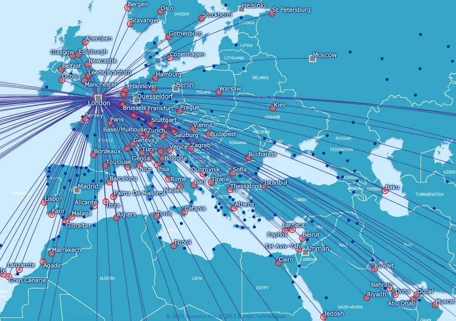 Direct flight Toulouse - Naples A/R