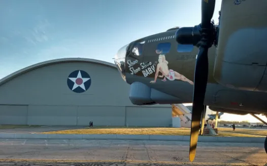 Display Shoo Shoo Shoo Baby for Memphis Belle Event