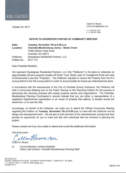 Rezoning Protest Petition