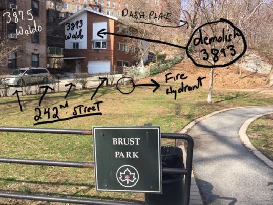 PETITION TO the NEW YORK RESTORATION PROJECT (NYRP) TO WORK WITH THE COALITION TO SAVE BRUST PARK TO BUY LOT 890 AT 3893 WALDO AVENUE, BRONX NY 10463