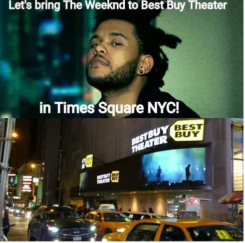 Let's bring The Weeknd to Best Buy Theater!