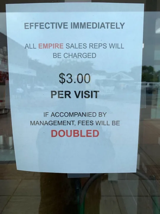 Empire Delivery Fee