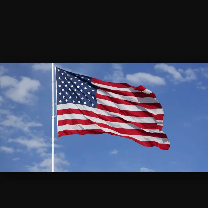 keep the american flag the way it is