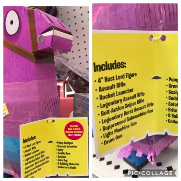 Take Violent Toys Off the Shelf! Fortnite Llama Loot Pinata