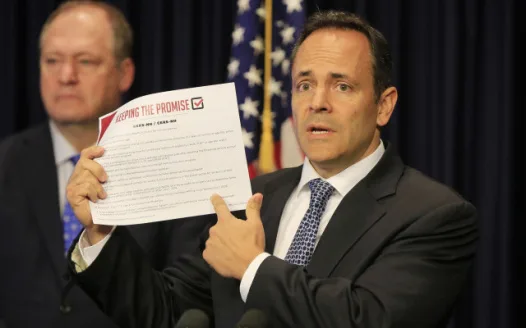 Request for Matt Bevin to step down from office.