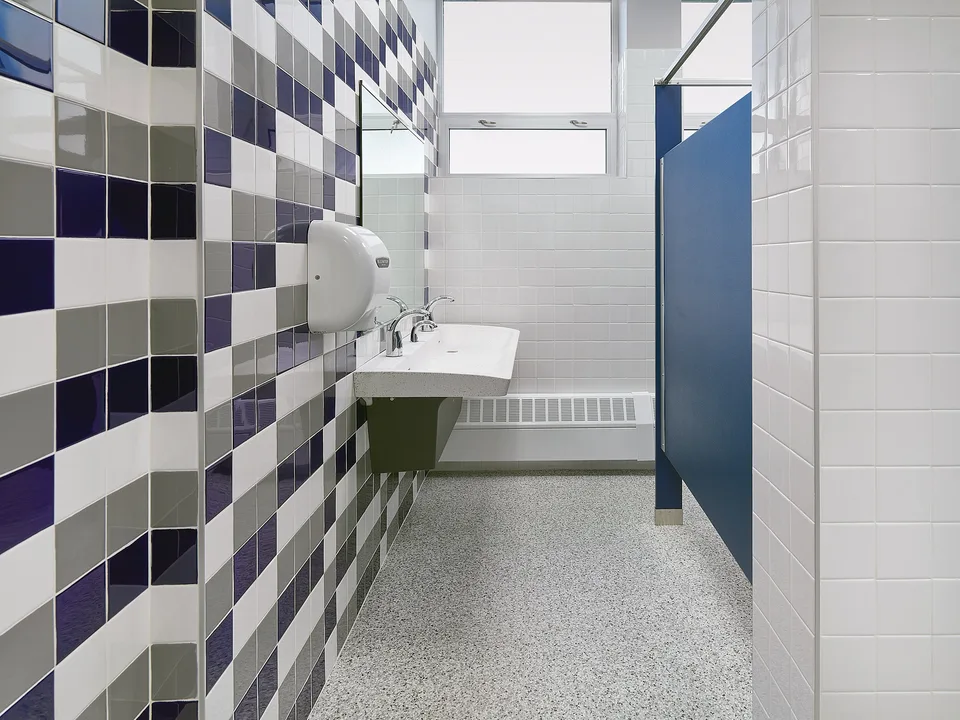 For 1. Re-Paint our Women's Room Stalls Now and 2. Schedule Daily 4 pm Monday to Thursday Women'sRoom Cleanup 