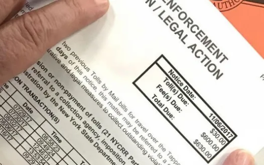 Stop Tolls by Mail Violation Fees