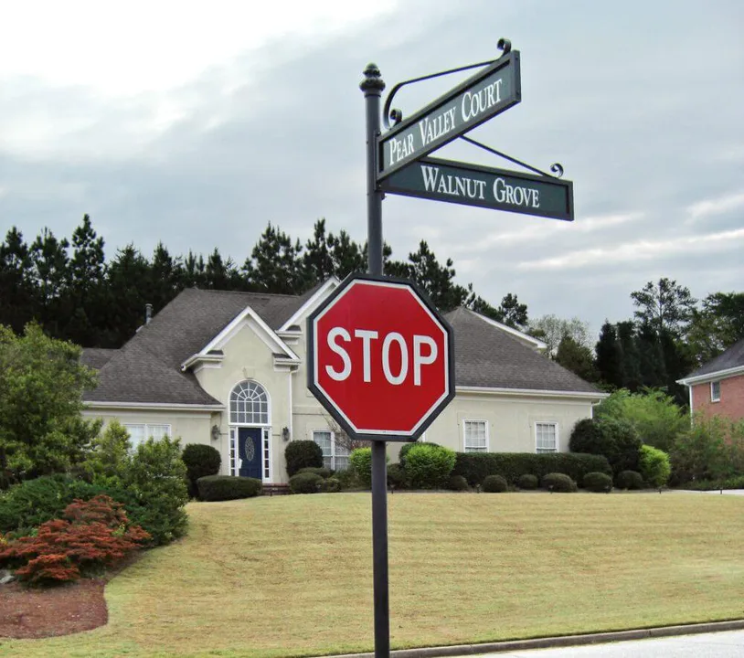Stop Sign at Coastal View