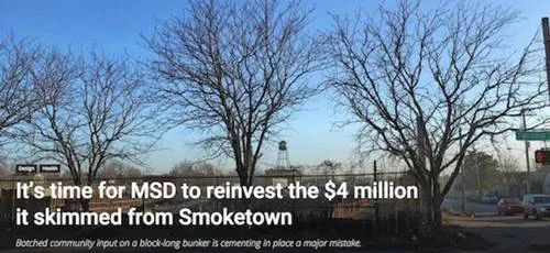 PETITION TO METROPOLITAN SEWER DISTRICT BOARD (MSD):  BE FAIR TO SMOKETOWN!