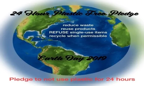 24 Hour Plastic Free Pledge