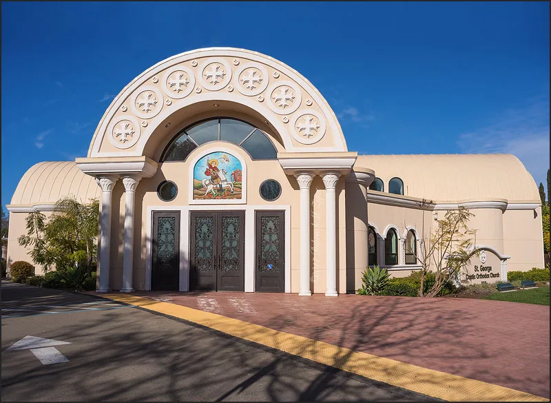 The Coptic Orthodox  church congregations in California