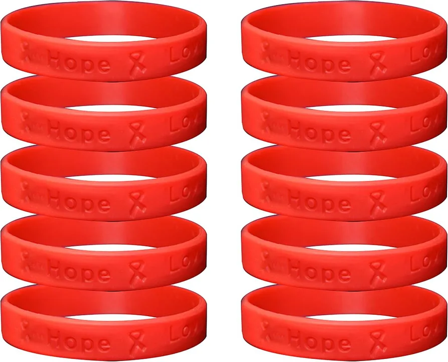Stephen Gately Red wrist bands raising funds for Caudwell Children