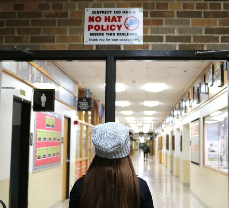  Hats/beanies in schools 