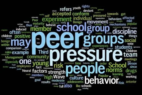 We need to educate kids on peer pressure. 