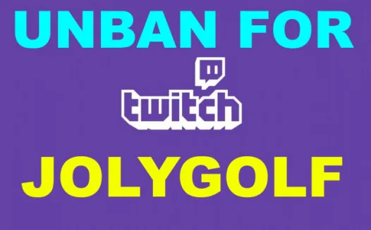 [ОТКАЗАНО]UNBAN JOLYGOLF TWITCH CHANEL