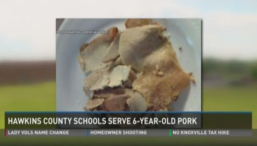 Bad Pork served to Hawkins County children