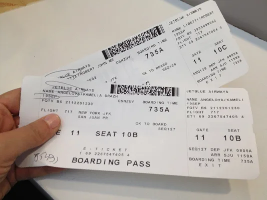 Boarding pass on arrival at INDIAN airports