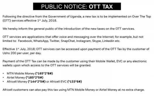 The Ugandan Government should Reverse the Decision to Tax Social Media Usage
