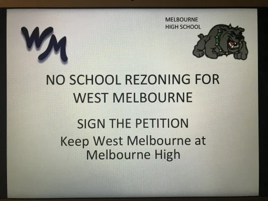 West Melbourne Against Brevard County School Board Rezoning