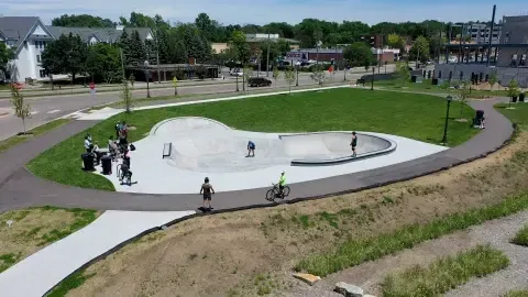 Skate Park in Saint Paul.