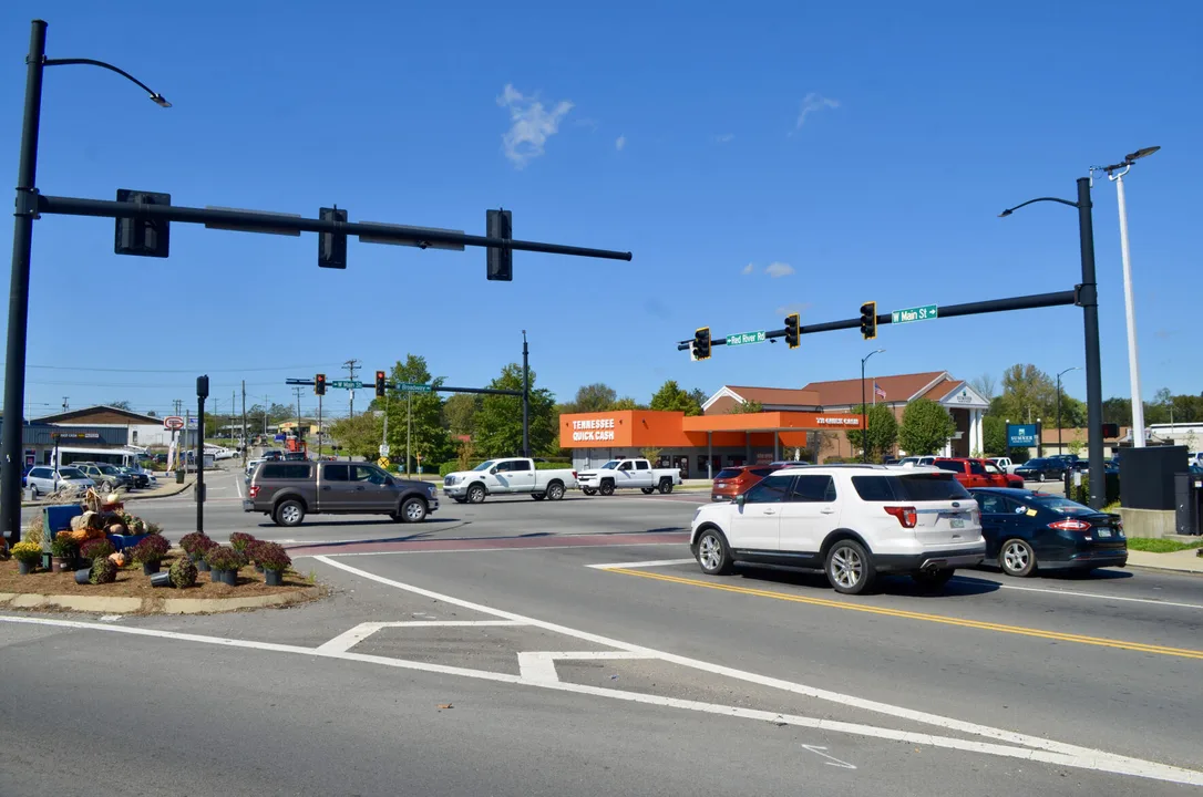 Traffic light activation in Dayton TN