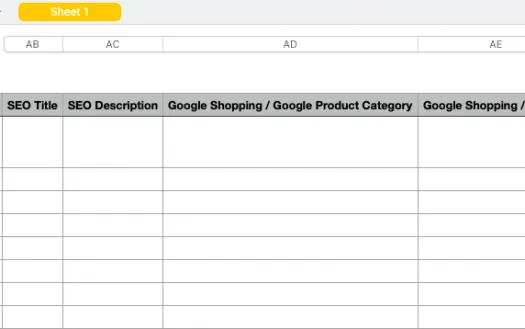 Fix the problem with Google Product Info tags in Shopify